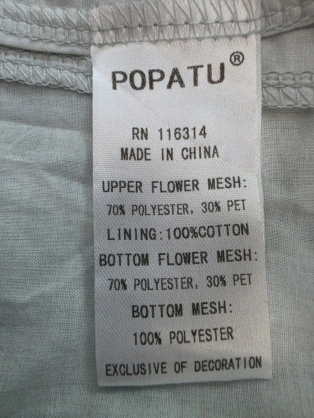 Popatu Special Occasion Embroidery Sage Green Tulle Overlay Fairytale Dress 3T